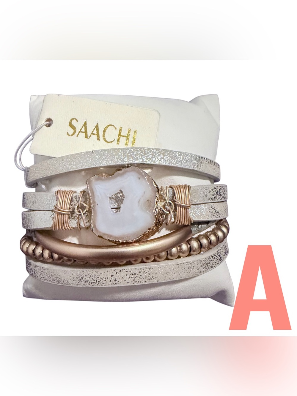 Choose yours: A: SAACHI, B: I am, or C: Catherine’s NWT Bracelets